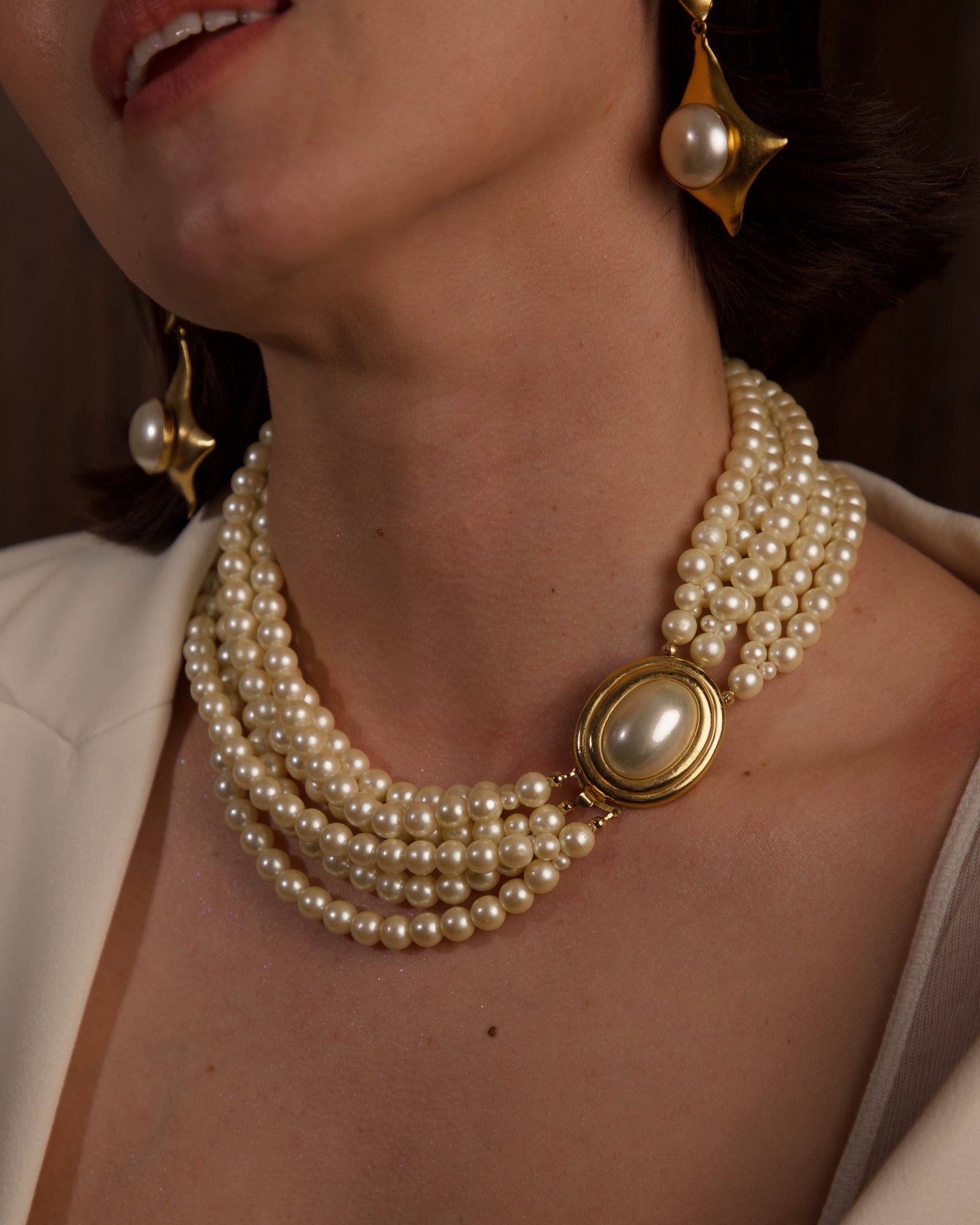 Vintage Carolee Multi-Strand Pearl Necklace – Julia Vaughn