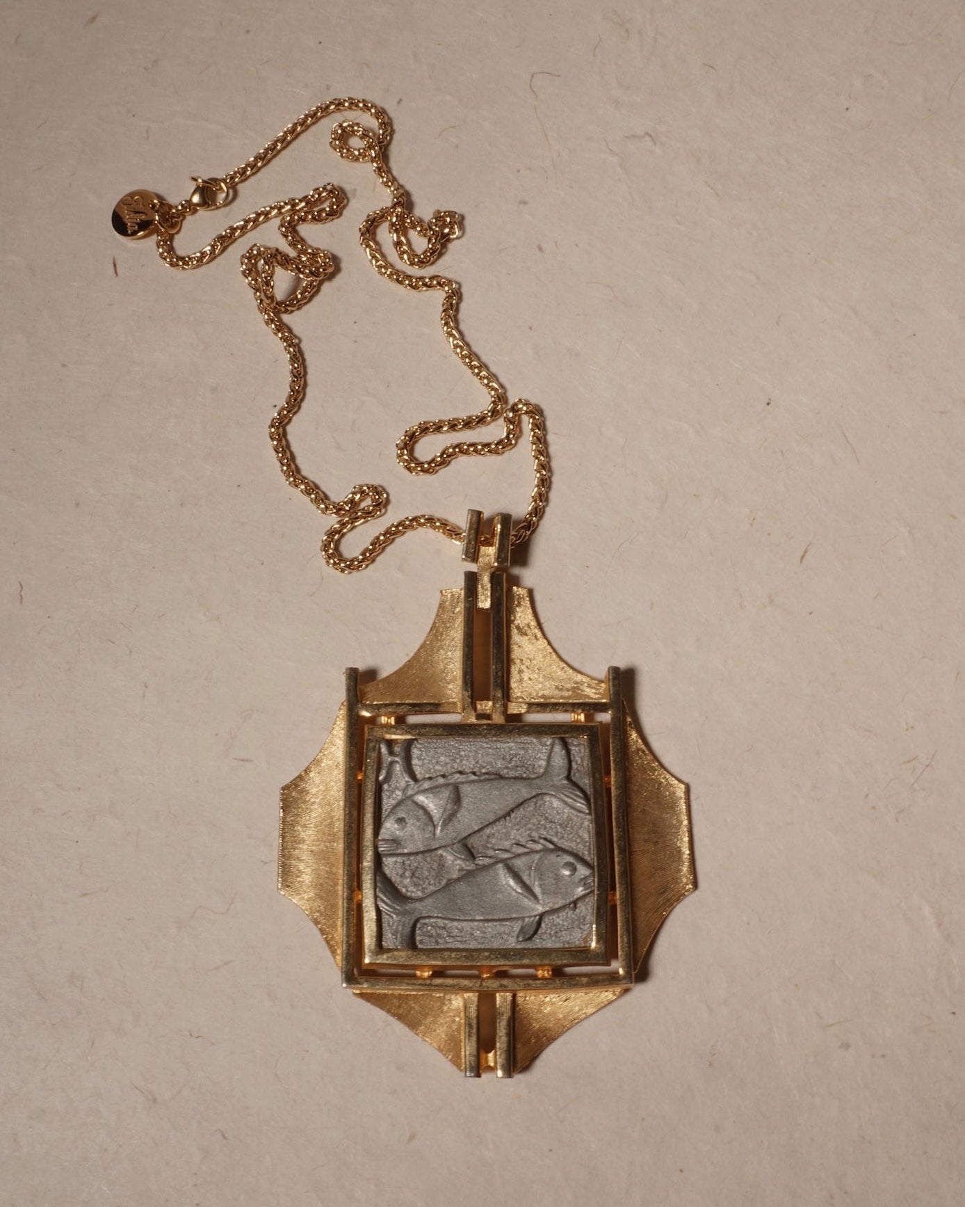 Vintage Pisces Razza Pendant Necklace – Julia Vaughn
