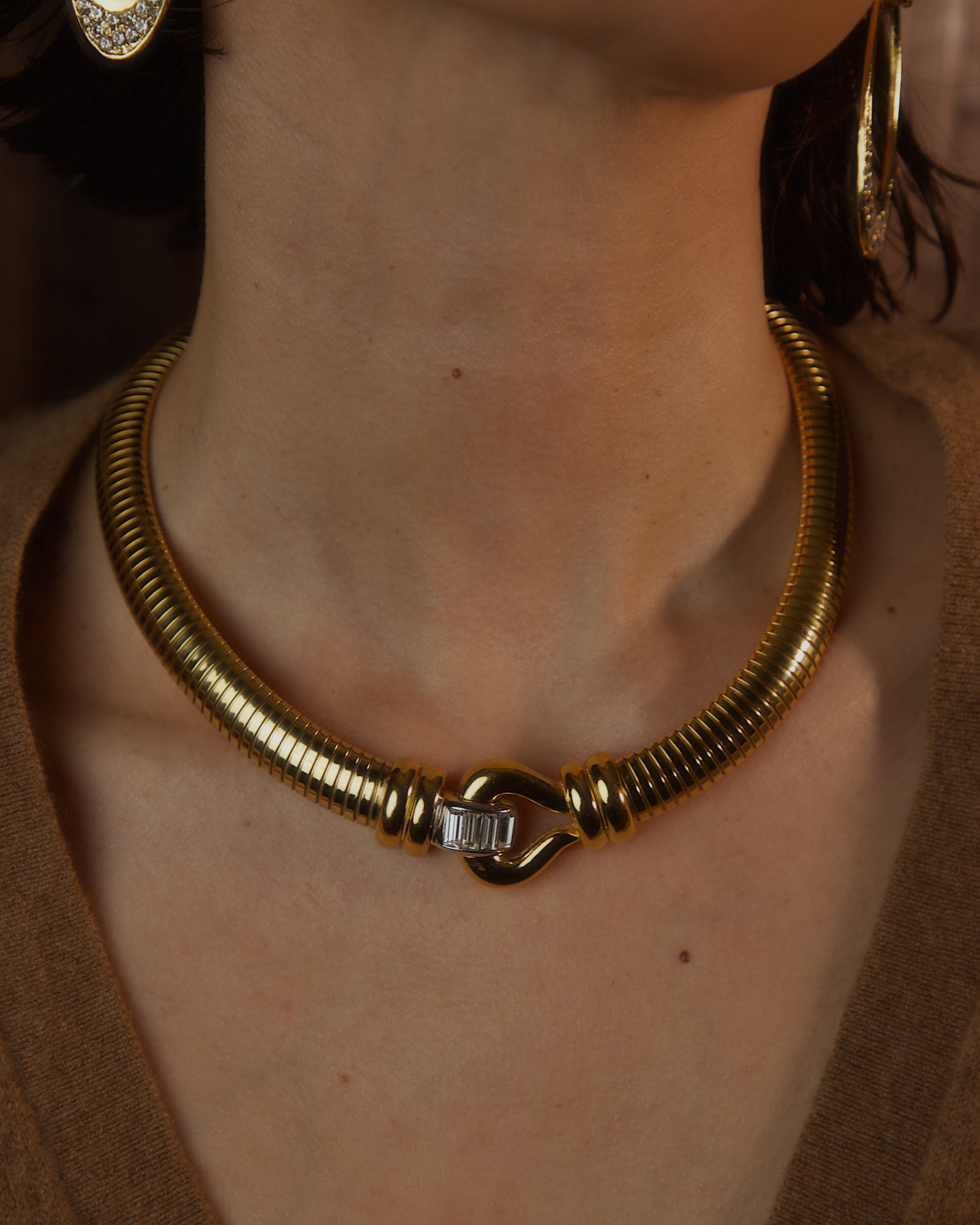 Vintage Henkel & Grosse Gold Tubogas Necklace – Julia Vaughn