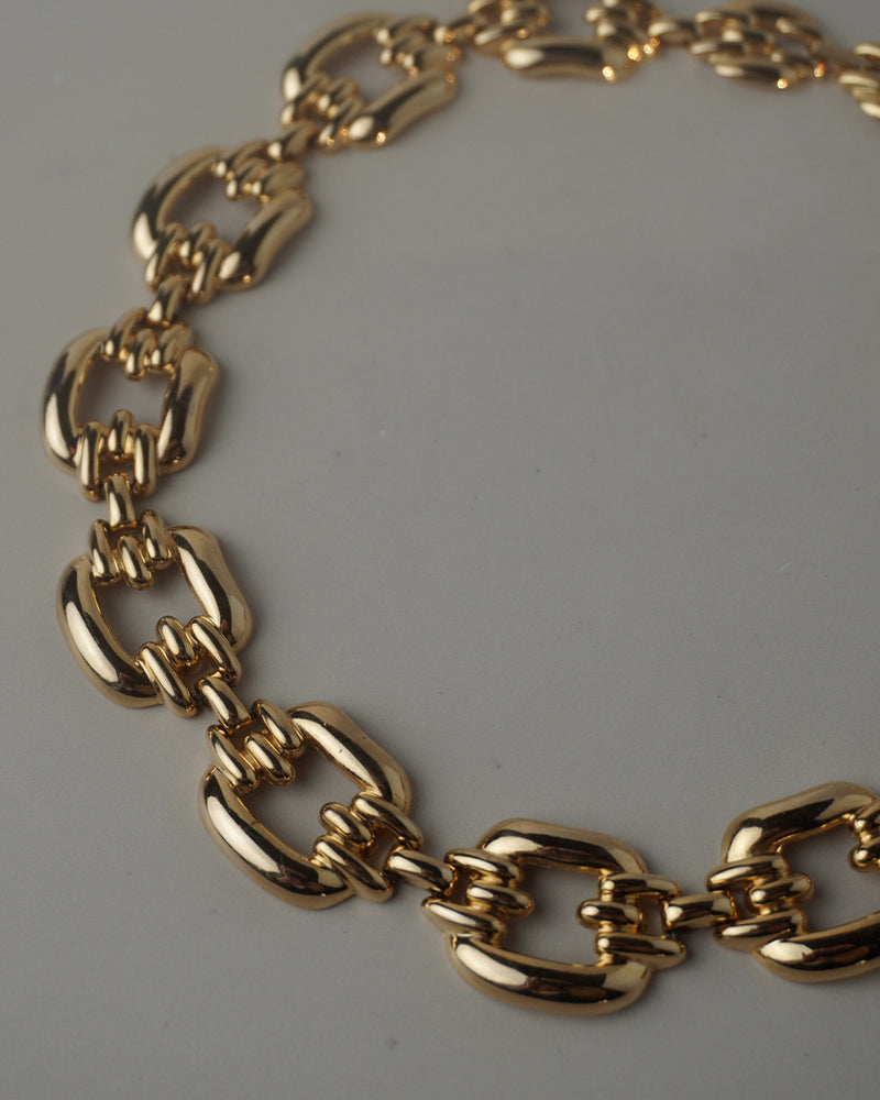 Vintage 80's Gold Statement Necklace