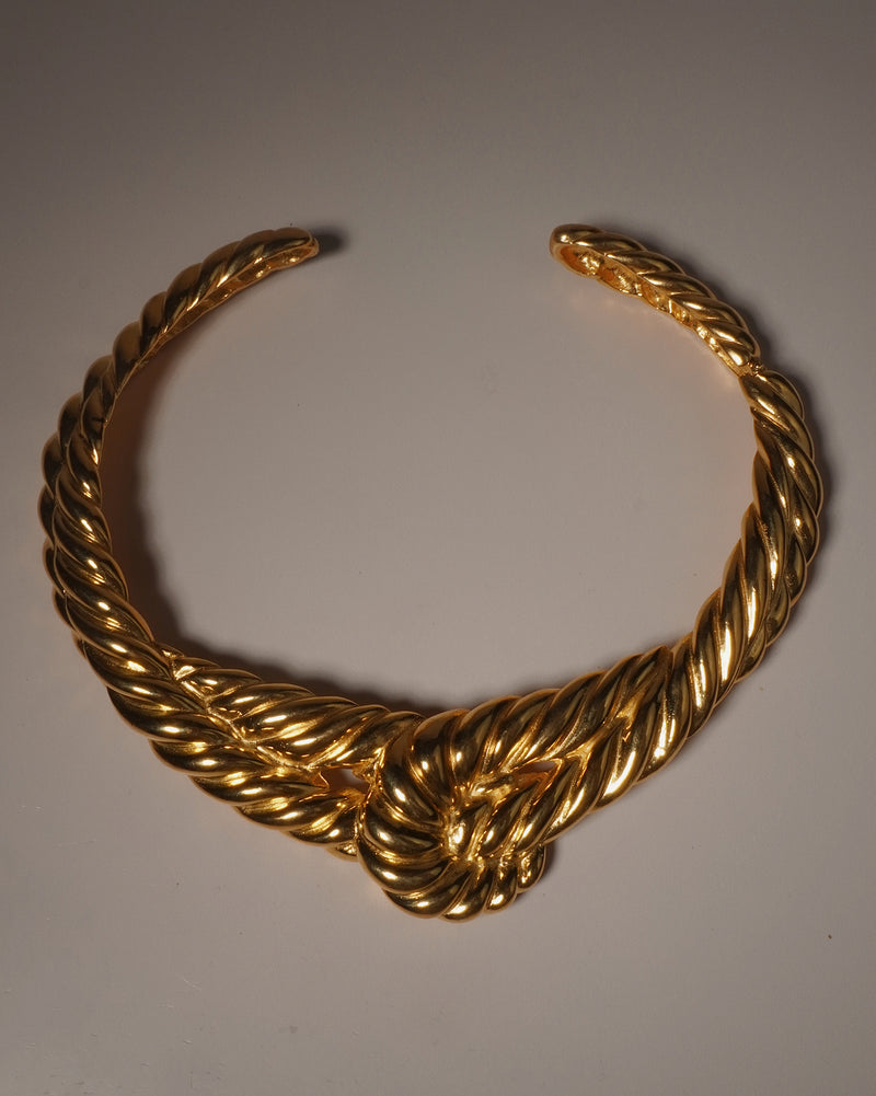 Vintage 80's Rope Collar Necklace