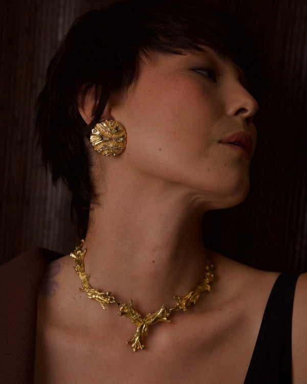 VINTAGE ABBEY ROAD ABSTRACT BUTTON CLIP ONS