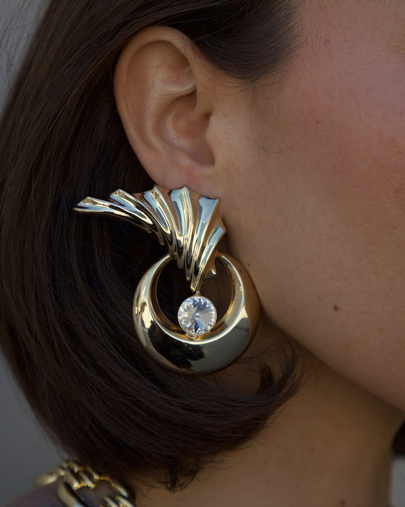 Vintage Abstract Statement Earrings