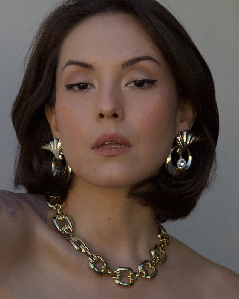 Vintage Abstract Statement Earrings