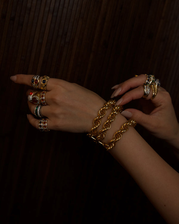 Vintage AK Rope Chain Bracelet