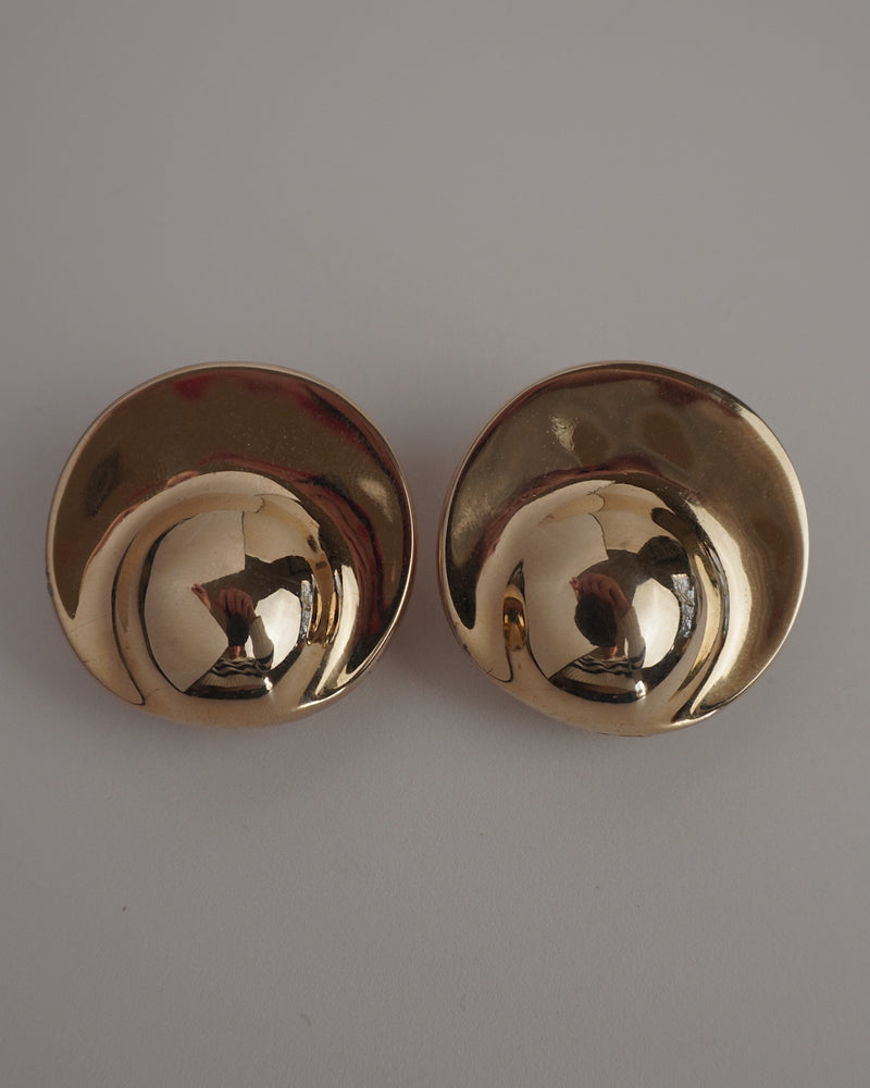 VINTAGE ALEXIS KIRK ABSTRACT DOME CLIP ONS