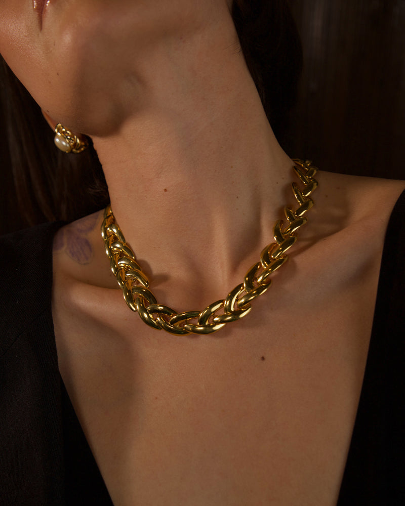 Vintage Braided Statement Chain