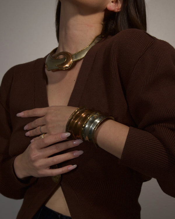 VINTAGE BRUTALIST CUFF