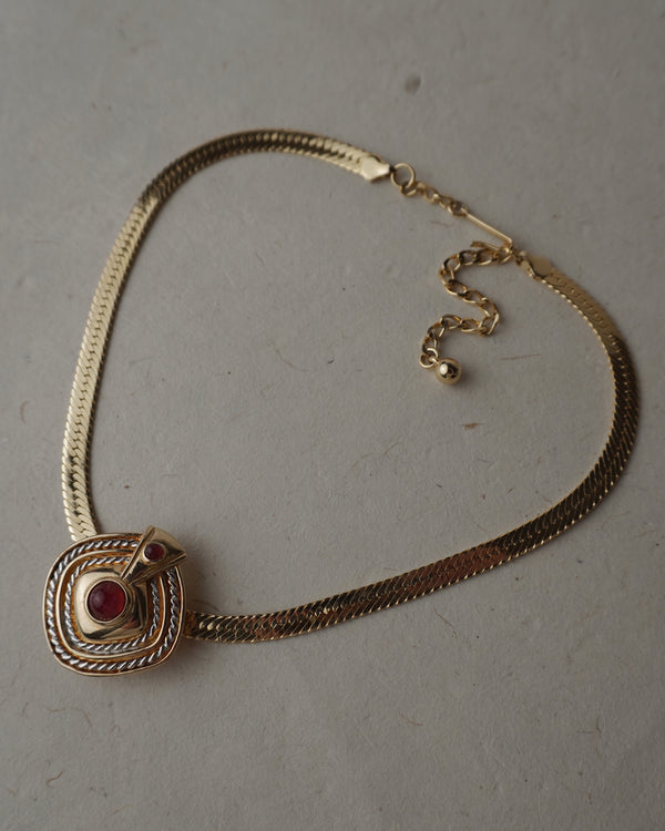 Vintage Byzantine Pendant Choker