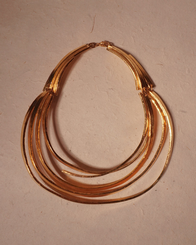 VINTAGE CECILE JEANNE SCULPTURAL COLLAR