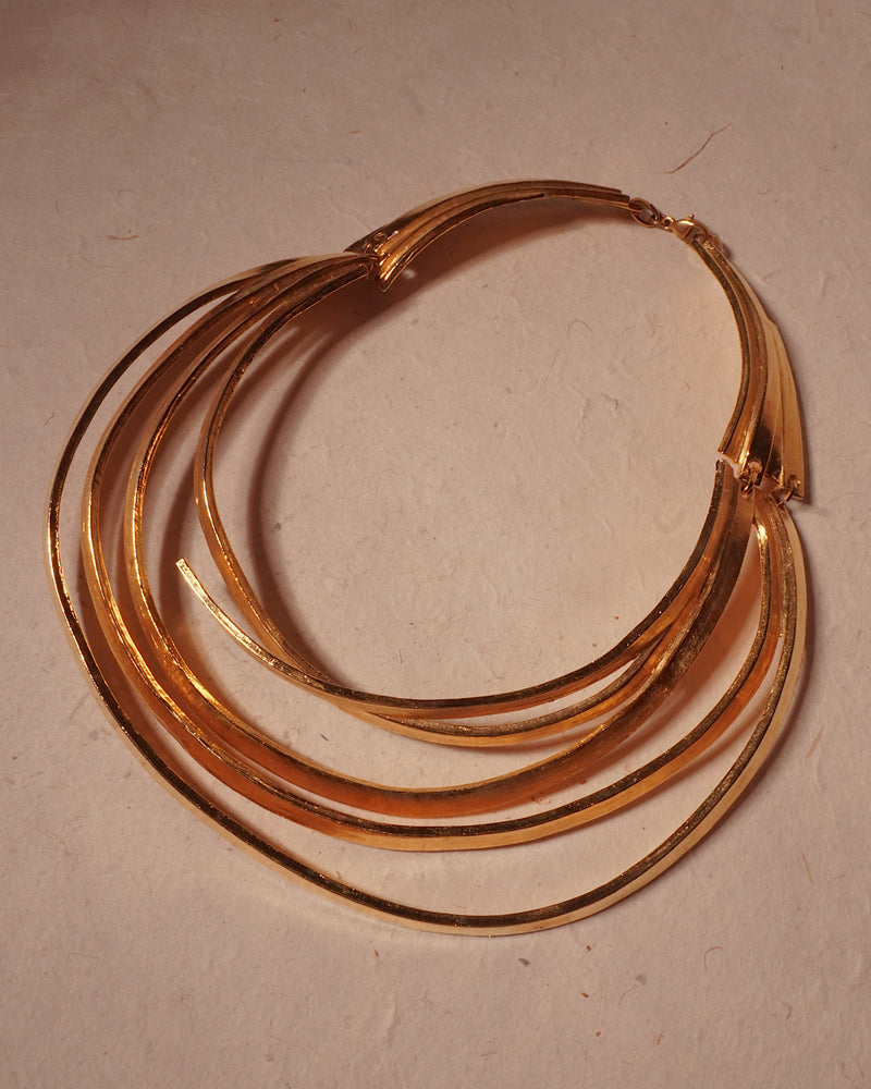 VINTAGE CECILE JEANNE SCULPTURAL COLLAR