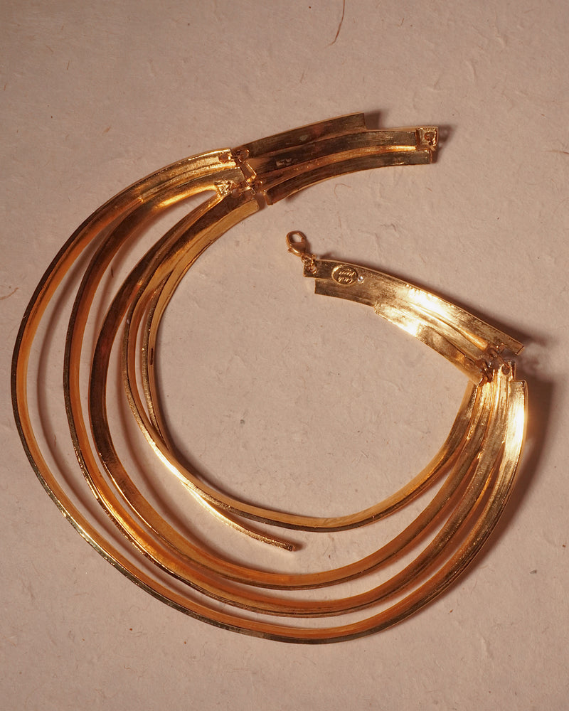 VINTAGE CECILE JEANNE SCULPTURAL COLLAR