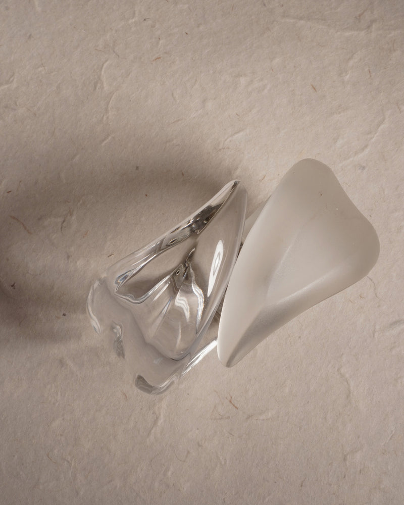 Vintage Clear Lucite Clamp Cuff