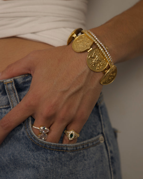 VINTAGE COIN BRACELET