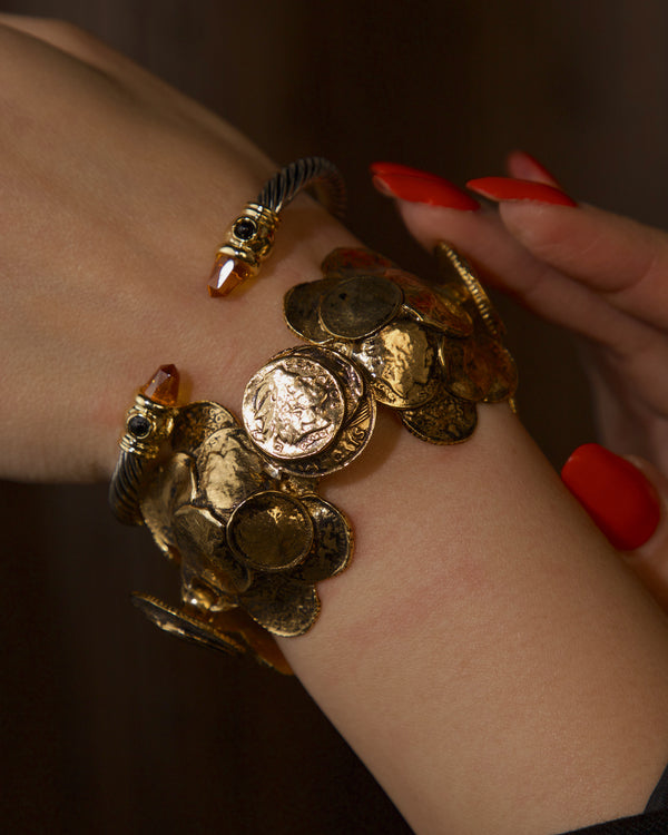 Vintage Coin Bracelet