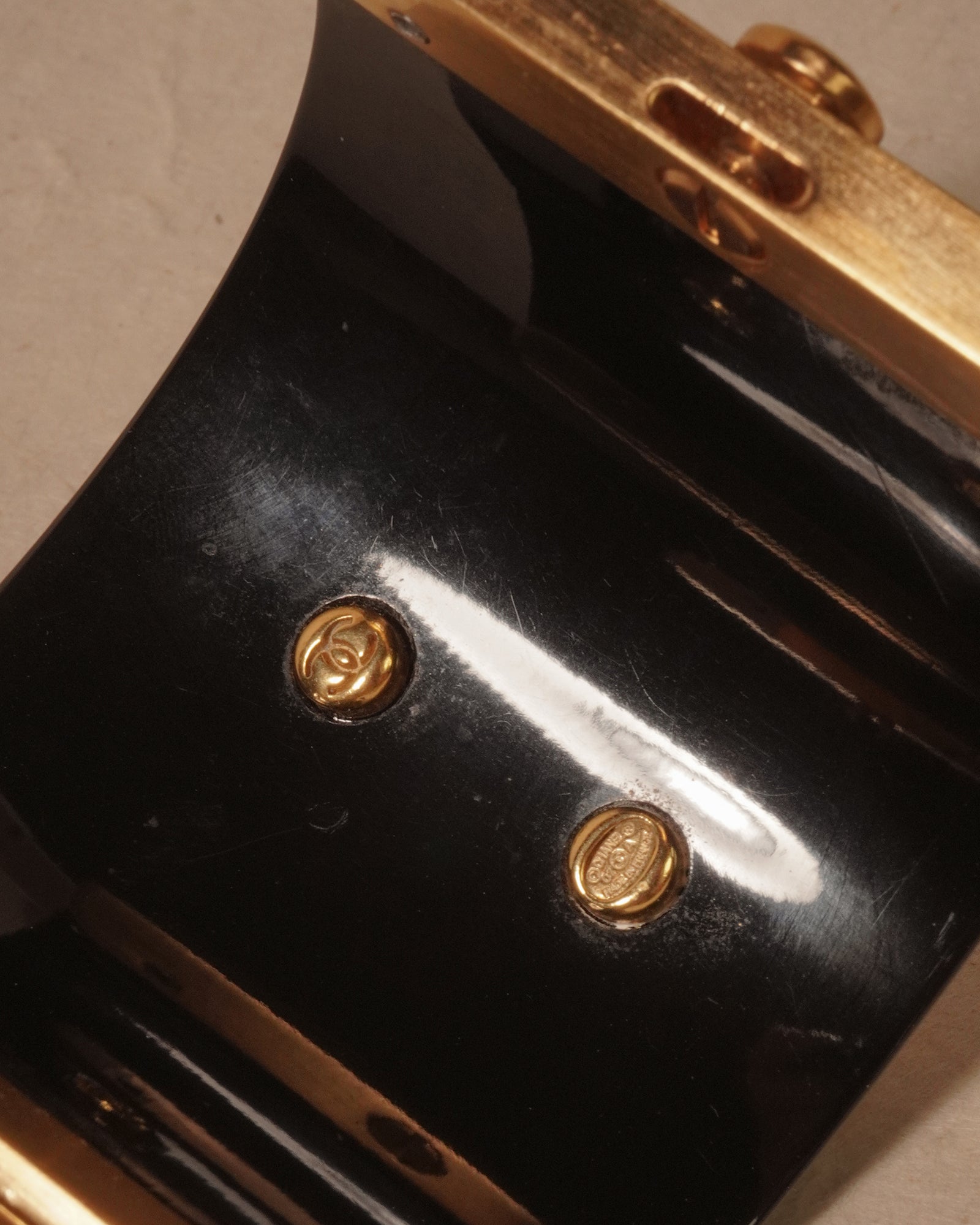 Vintage Chanel Black Maltese Cross Cuff – Julia Vaughn