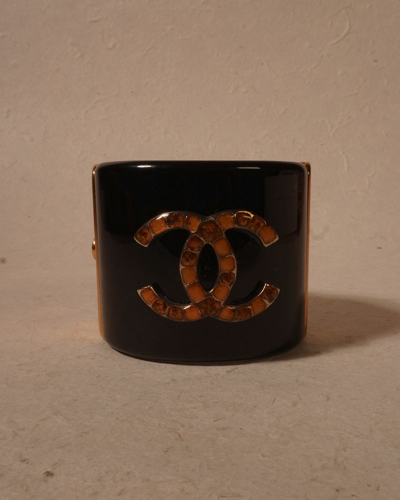 Vintage Chanel Black Maltese Cross Cuff – Julia Vaughn