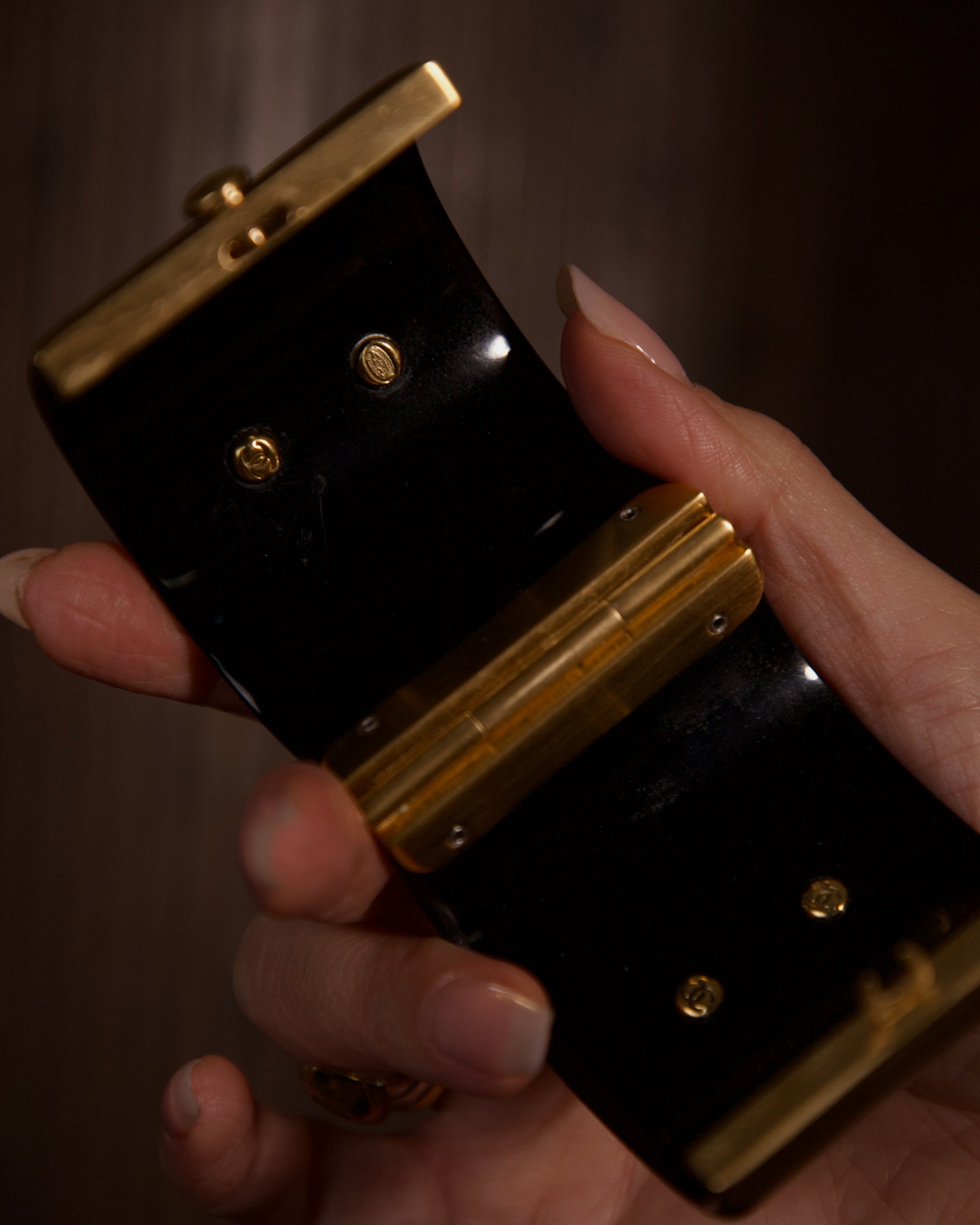 Vintage Chanel Black Maltese Cross Cuff – Julia Vaughn