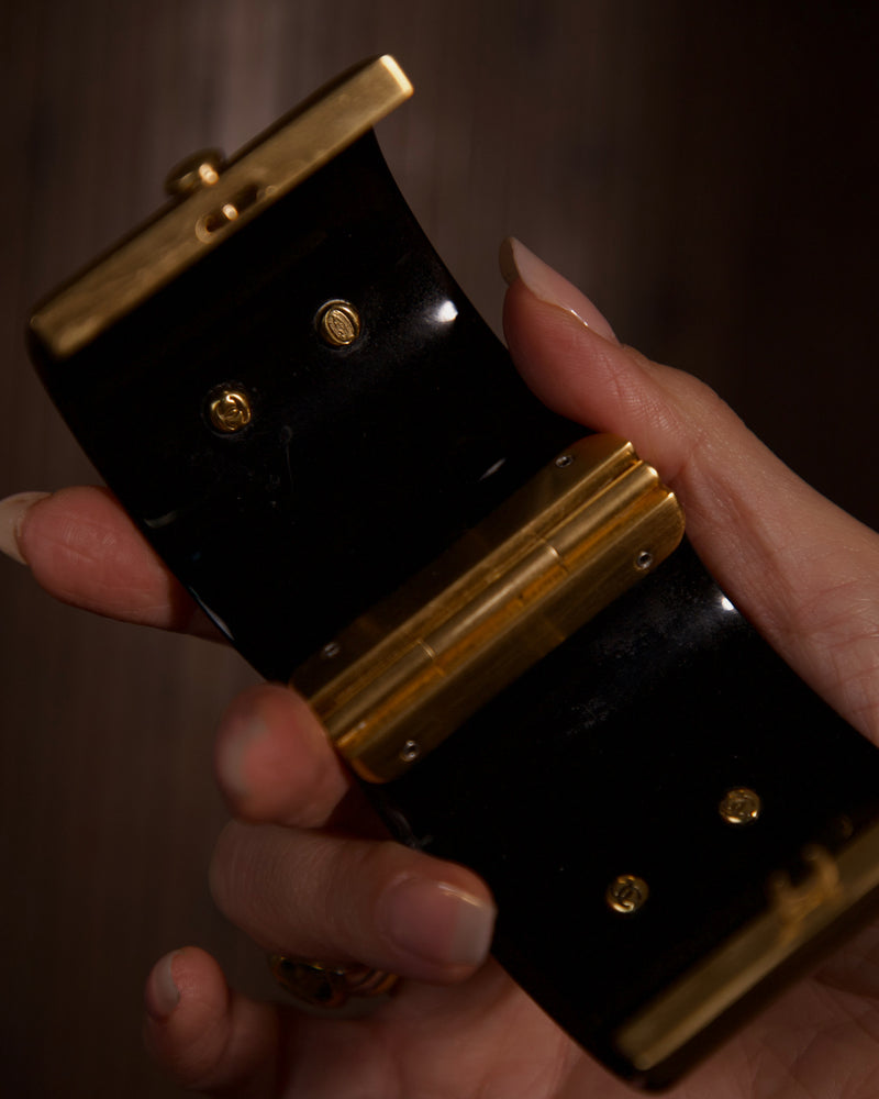 Vintage Chanel Black Maltese Cross Cuff – Julia Vaughn