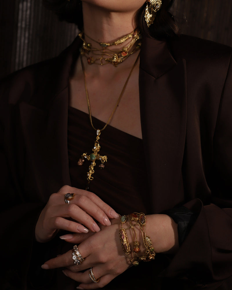 Vintage Christian Lacroix Multi-Strand Abstract Set – Julia Vaughn