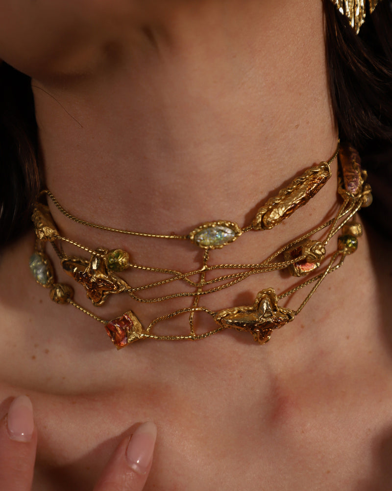Vintage Christian Lacroix Multi-Strand Abstract Set – Julia Vaughn