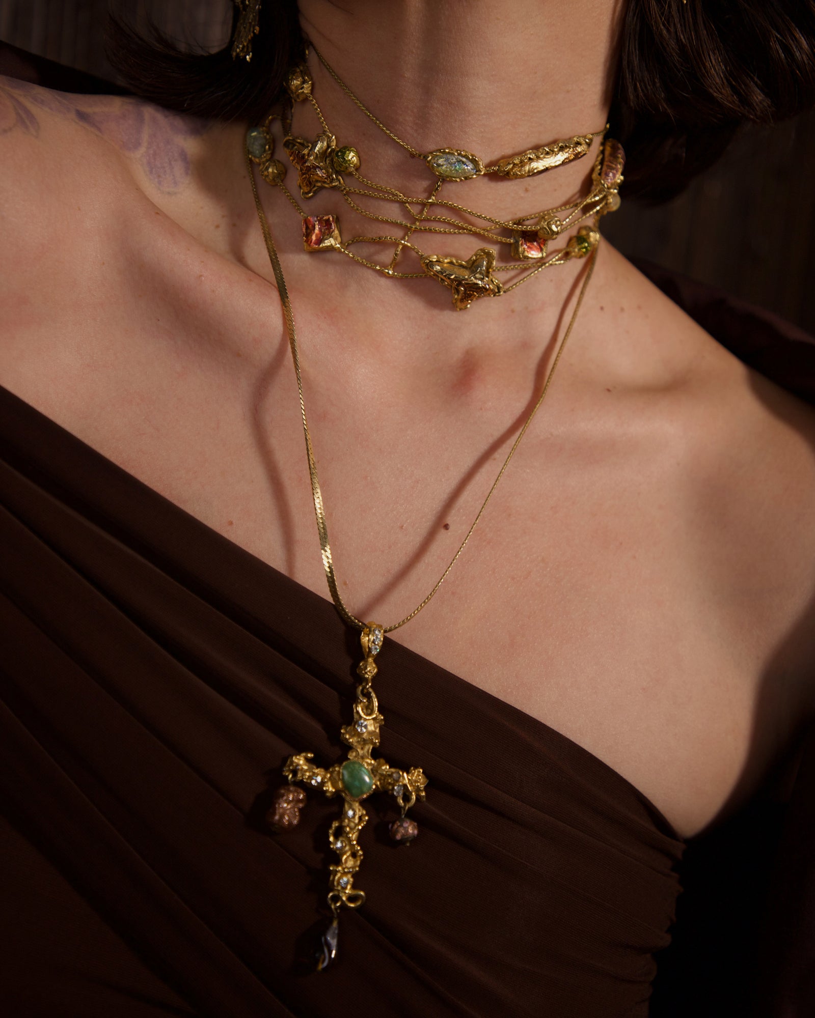 Vintage Christian Lacroix Multi-Strand Abstract Set – Julia Vaughn