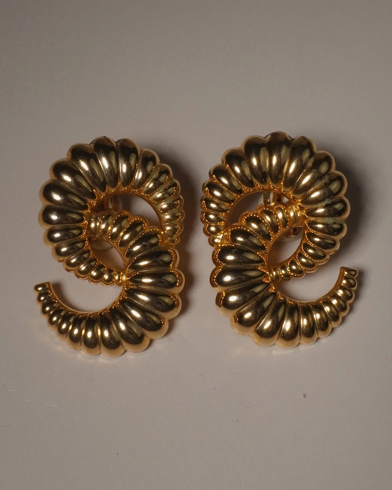 Vintage DBL Croissant Clip Ons