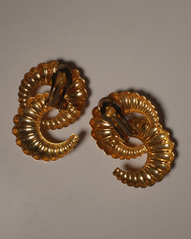 Vintage DBL Croissant Clip Ons