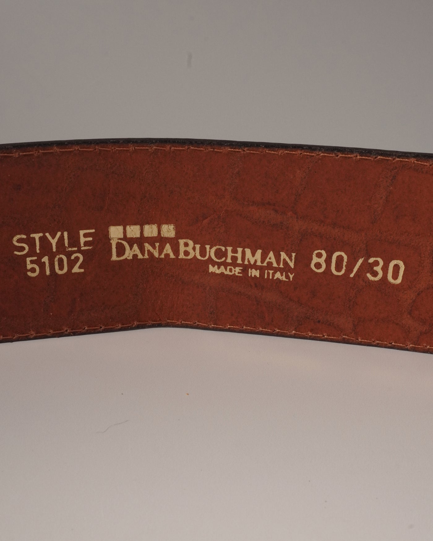 Vitanuova Firenze Genuine Leather Made in Italy Art Crystal Jewel Brown Belt VTG Vitanuova Firenze XL belt Brown Metallic Pattern | eBay main image 2
