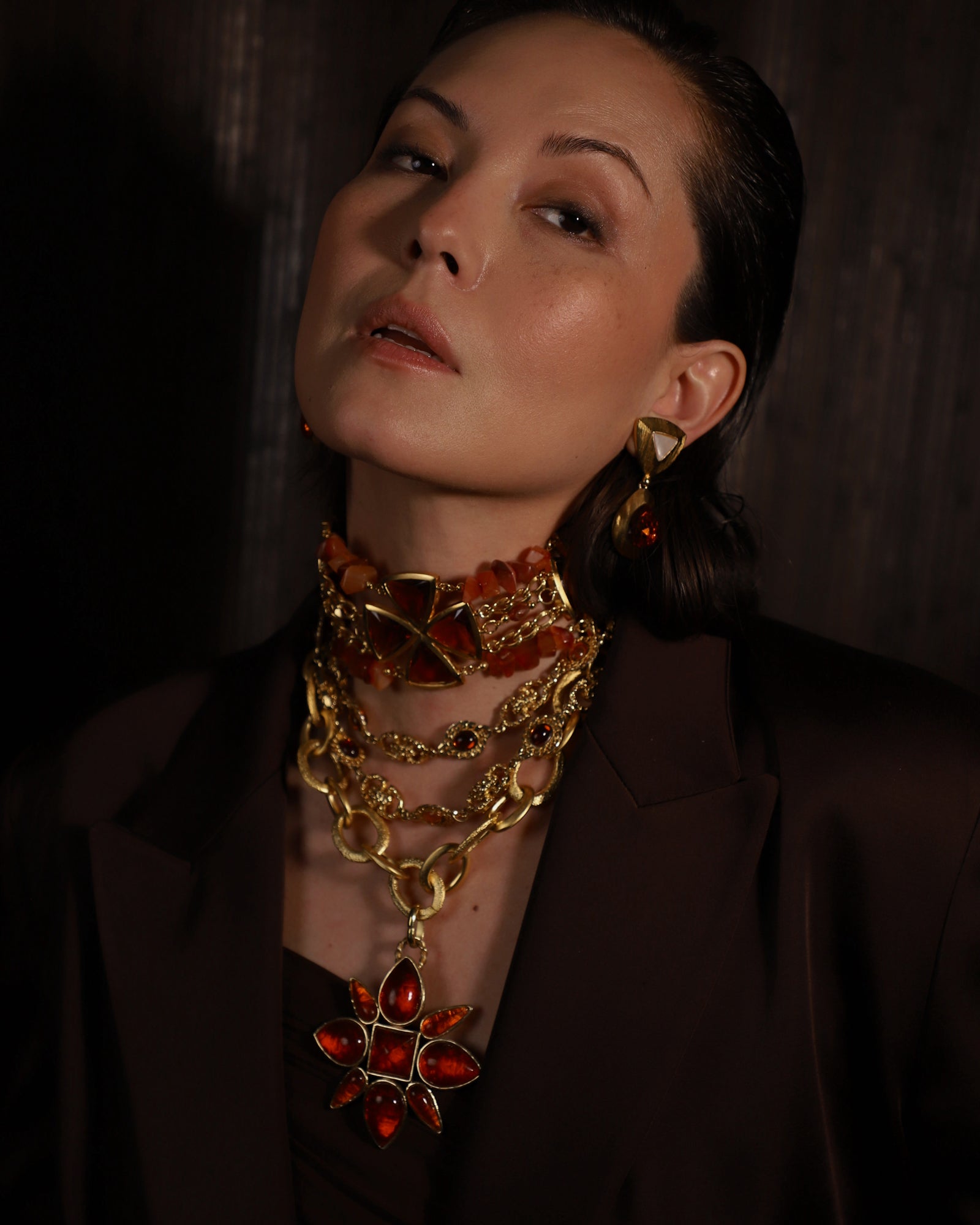 Vintage Dior (by Galliano) Topaz Cross Choker – Julia Vaughn