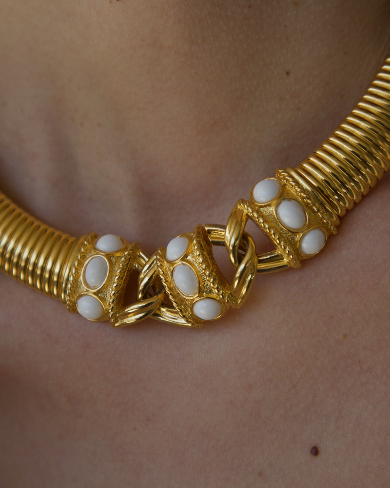Vintage Etruscan Omega Necklace