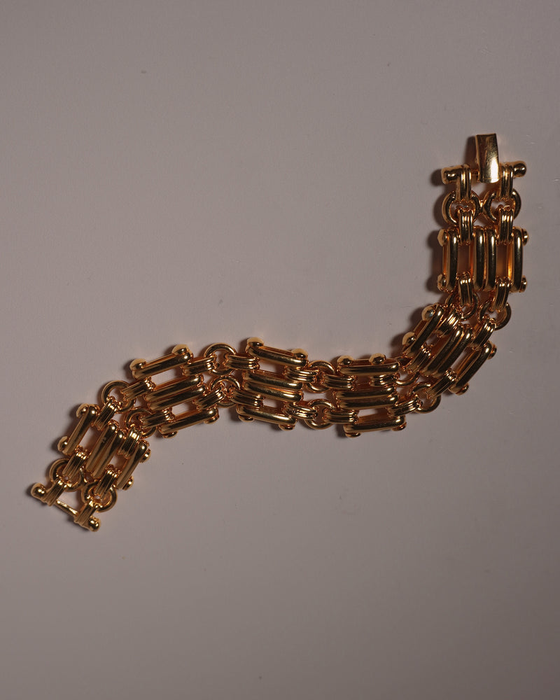 Vintage Gold Multi-Link Bracelet