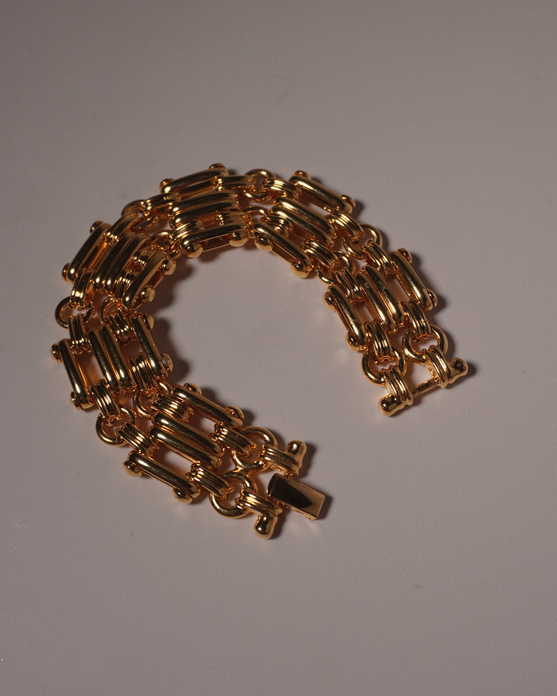 Vintage Gold Multi-Link Bracelet