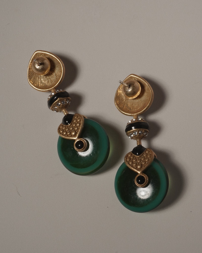 VINTAGE GRIPOIX STYLE EARRINGS