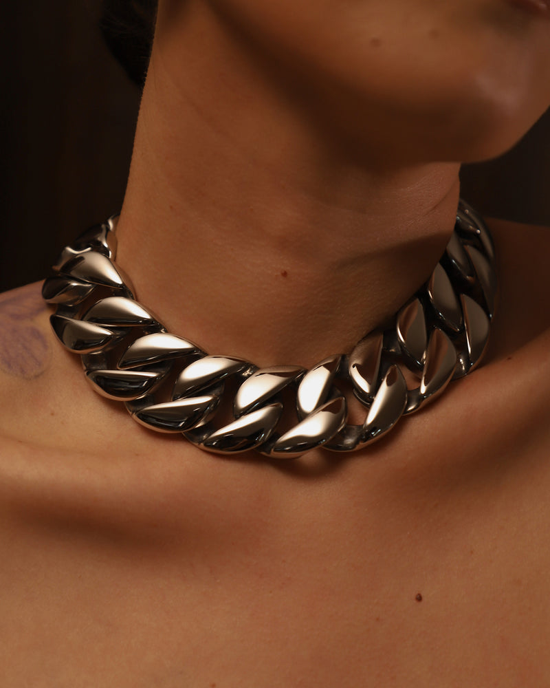 Holiday Choker Silver