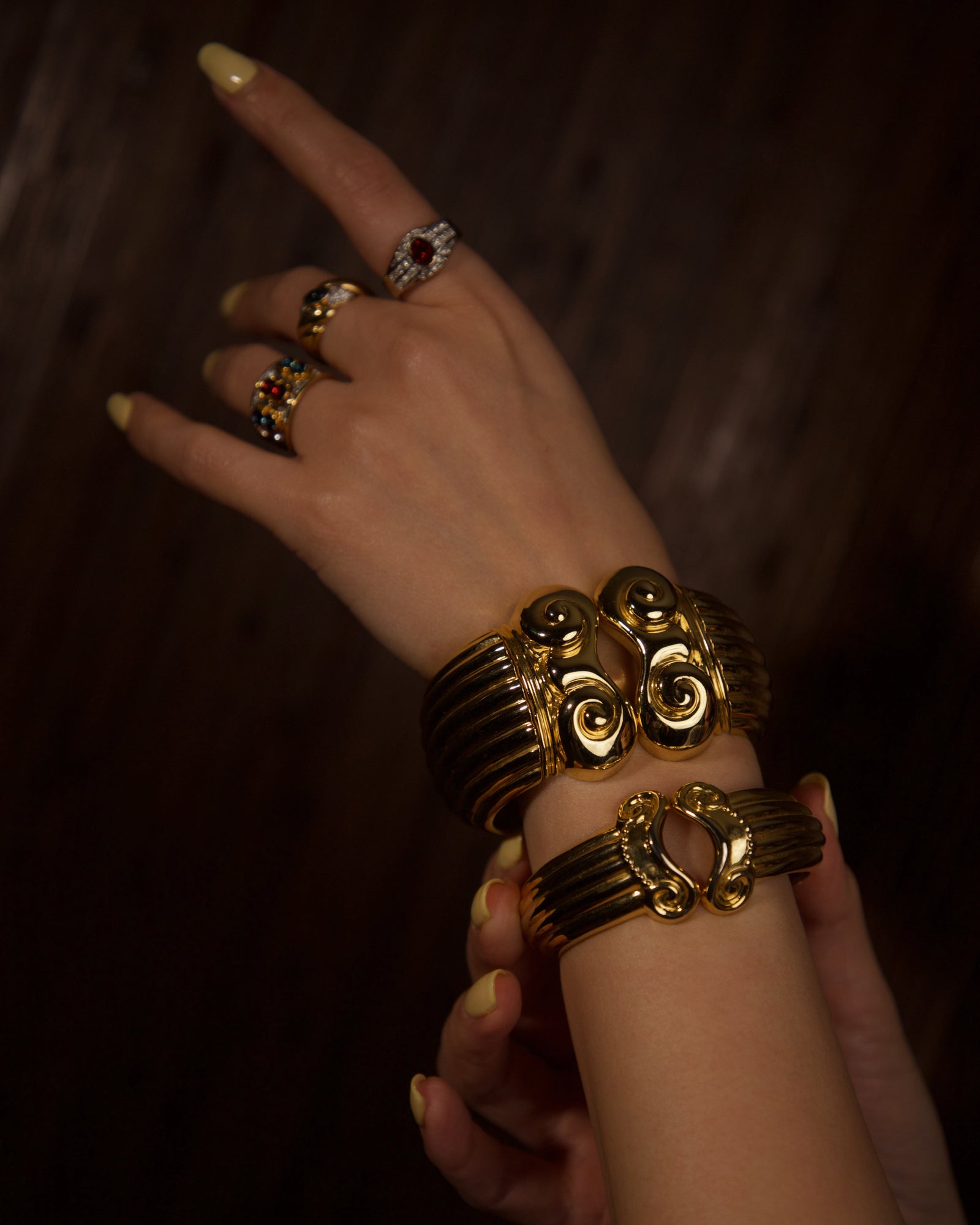 Vintage Ionic Column Cuff – Julia Vaughn