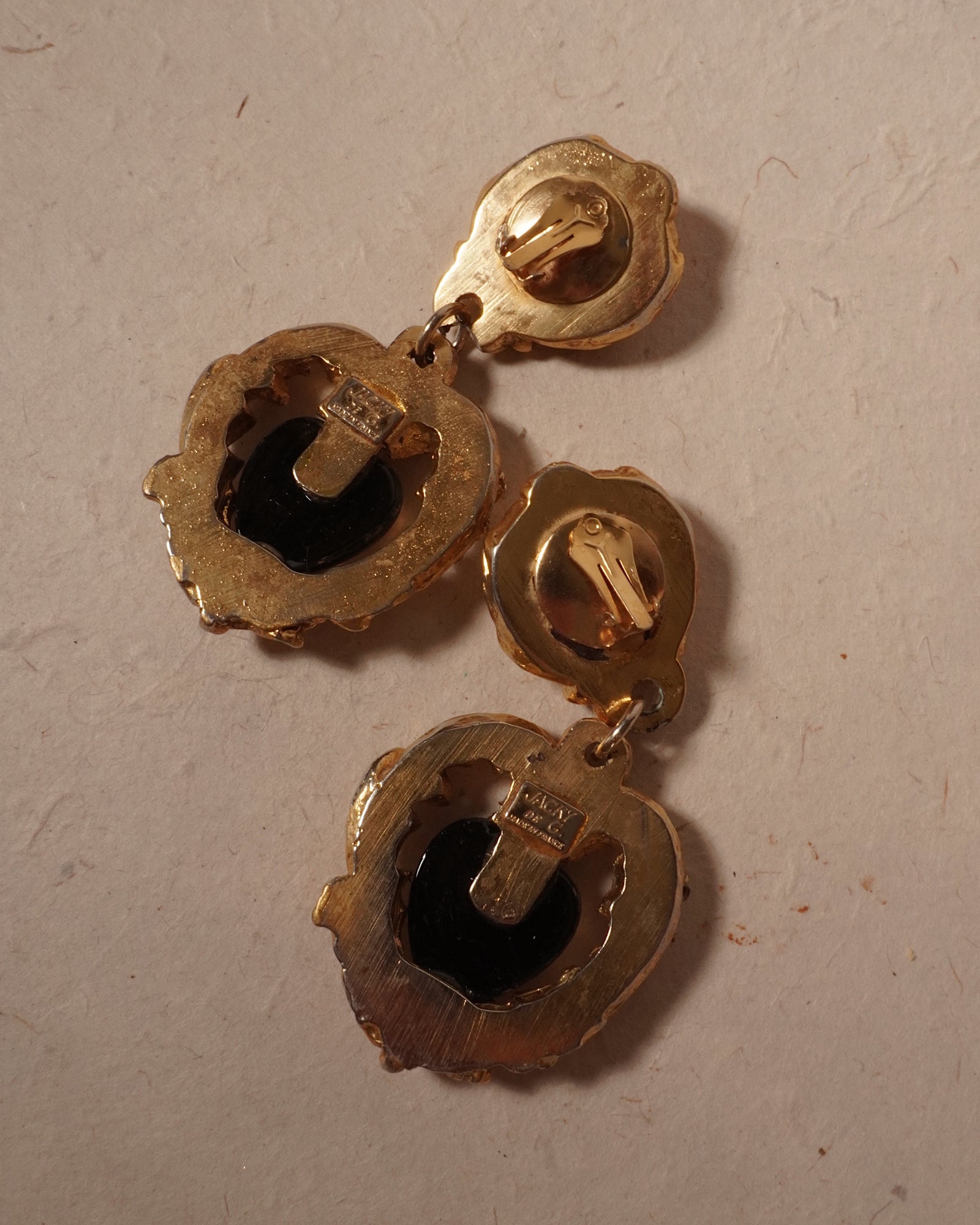 Vintage Jacky De G Heart Drop Earrings – Julia Vaughn