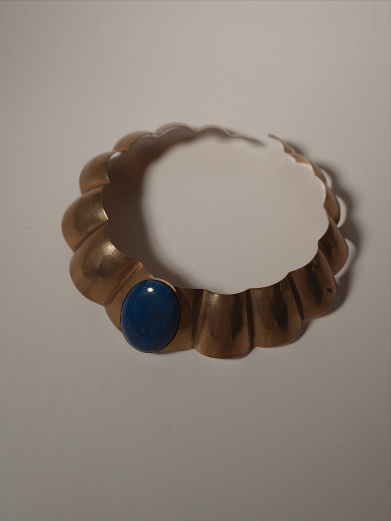 Vintage Lapis Lazuli Cabochon Collar