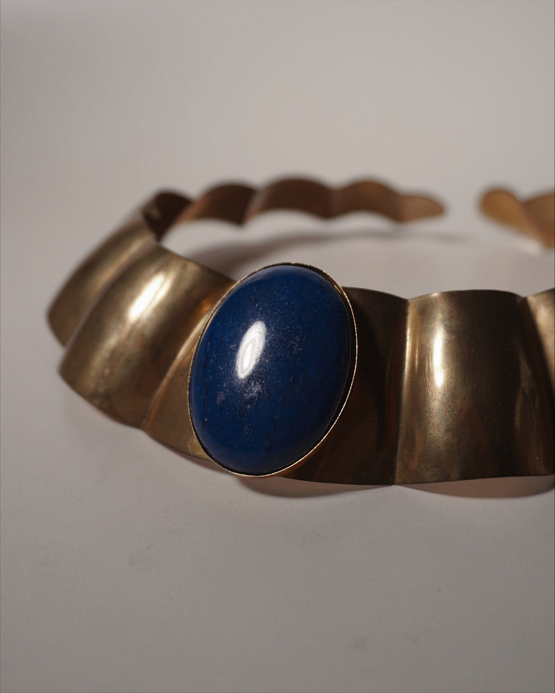 Vintage Lapis Lazuli Cabochon Collar