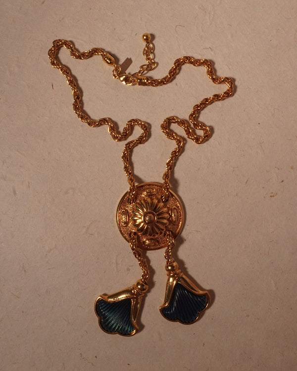 Vintage Leritz Statement Lariat Necklace