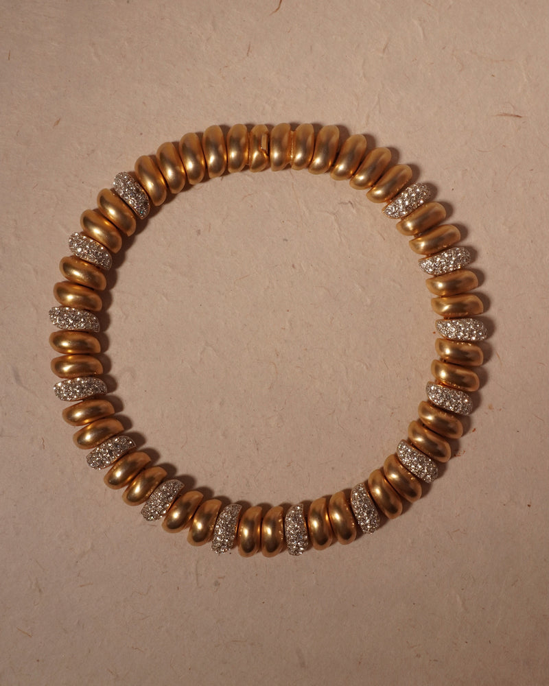 Vintage Les Bernard Pavé Articulate Necklace