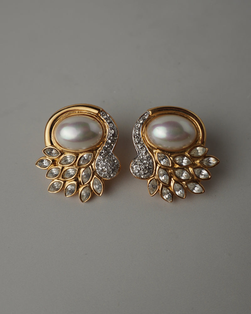 VIntage Marquise Cab Earrings