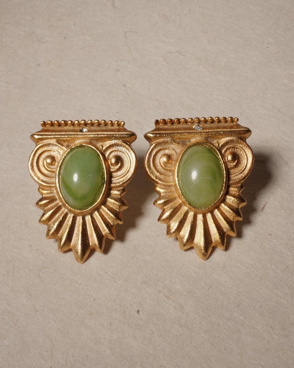 Vintage Matte Corinthian Clip Ons