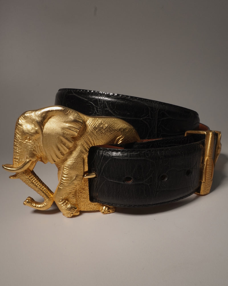 Vintage Matte Elephant Belt