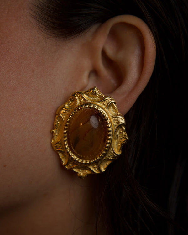 Vintage Matte Etruscan Cab Clip Ons