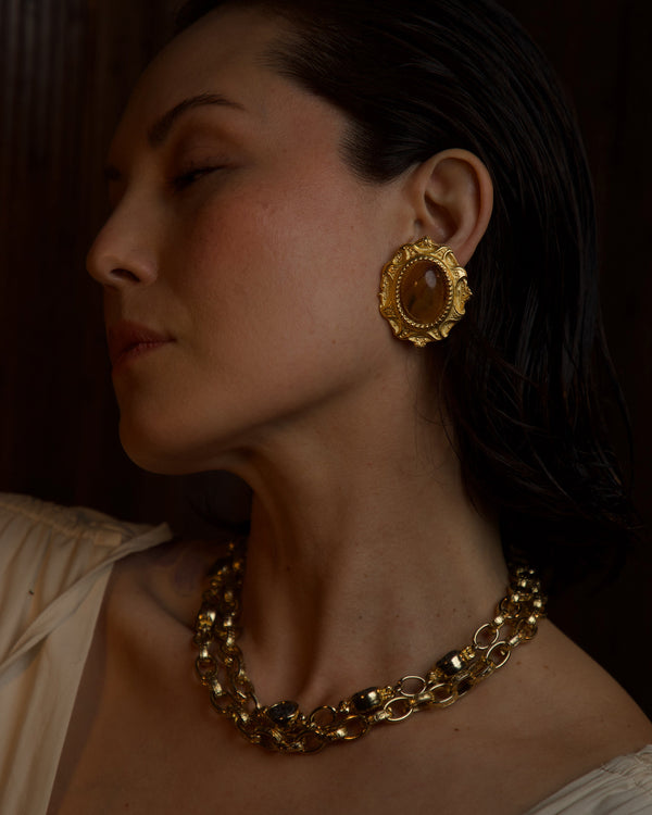 Vintage Matte Etruscan Cab Clip Ons