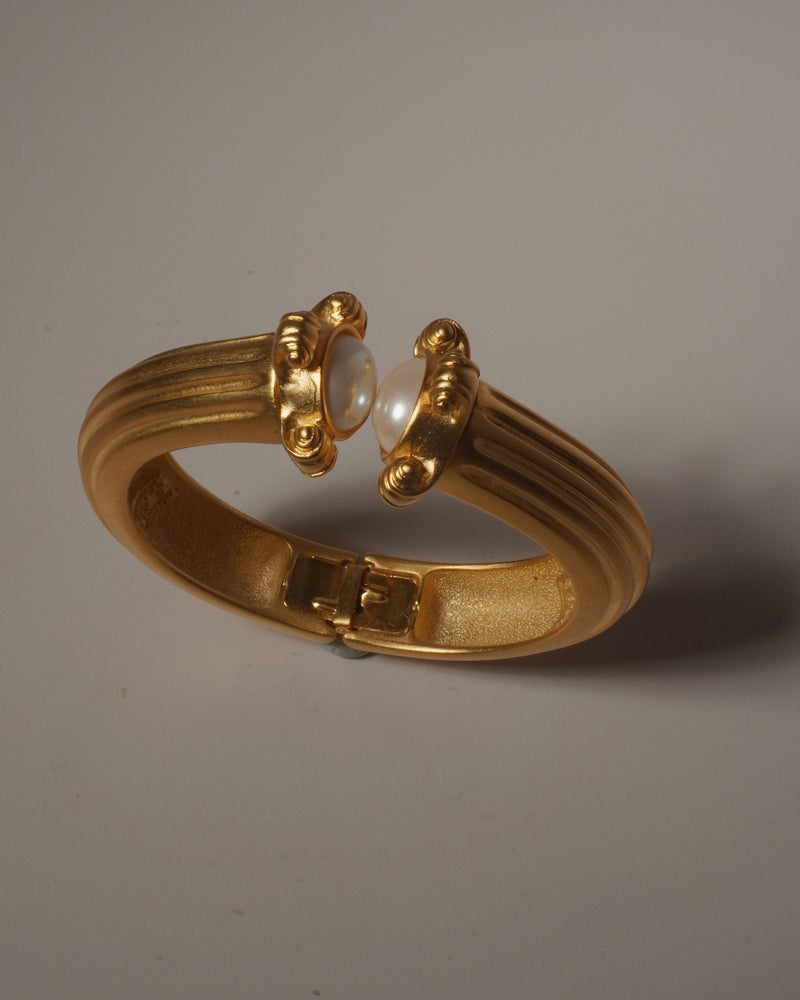 VINTAGE MATTE GOLD CAB COLUMN CUFF