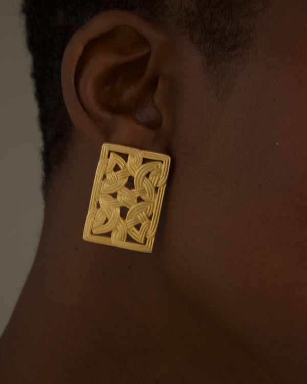 VINTAGE RECTANGULAR EARRINGS