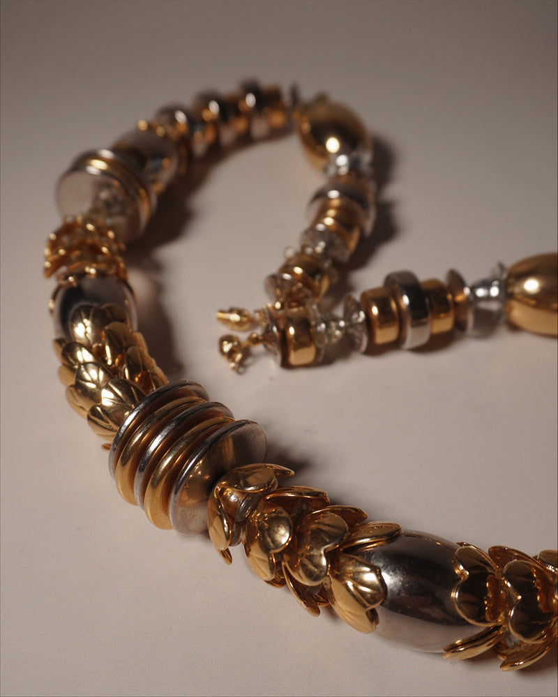 Vintage Modernist Beaded Necklace