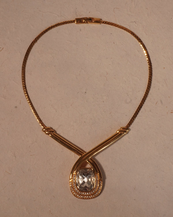 Vintage Monet Crystal Necklace